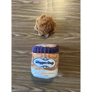 New Bark Box " Waggen-Dogs Ice Cream " 2 Pc. Dog Toy Häagen-Dazs Ice Cream